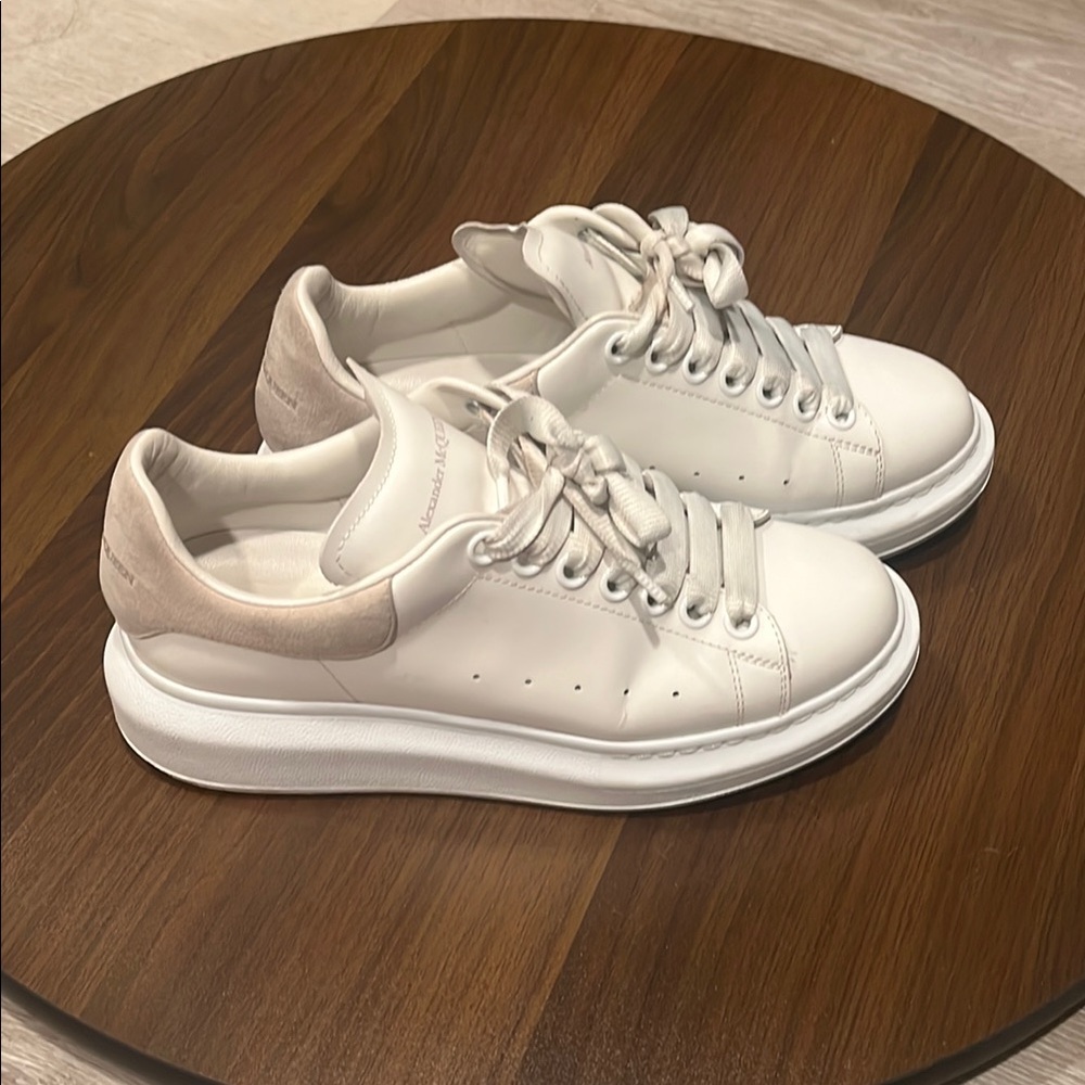SOLD Alexander McQueen Oversized Sneakers - White/Patchouli